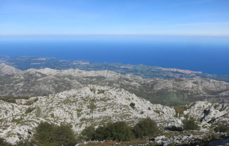 Picos-de-Europa-Cuera-3284 Vista dalla Peña Blanca, la costa Asturiana e Llanes