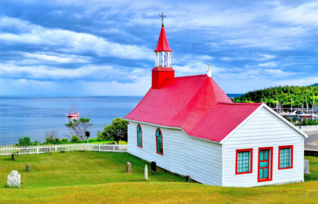 Canada-Quebec-2018-3 trekking-Canada-Quebec-chiesa