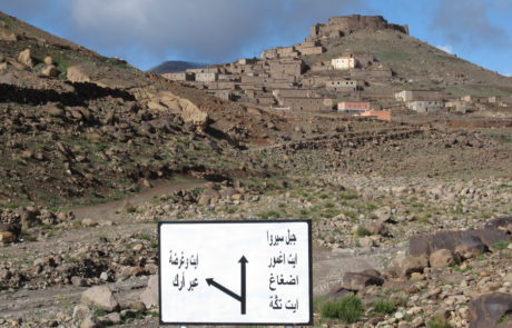 Marocco-trekking-Djebel-Siroua-0743 Verso il Djebel Siroua: incrocio stradale