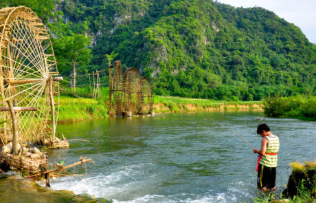 Trekking in Vietnam -Pu-Luong-2 Vietnam - Trekking a Pu-Luong - ruote d'acqua